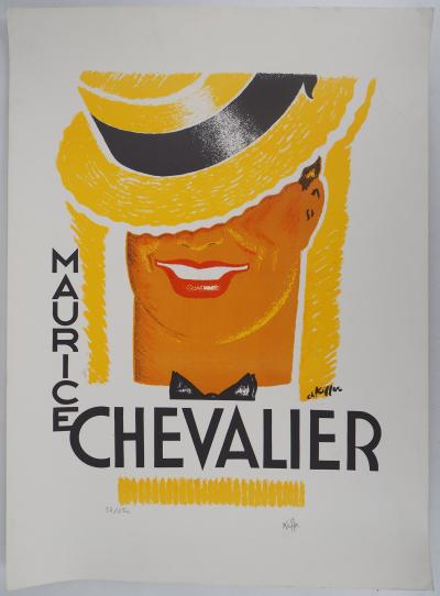 Charles KIFFER : Maurice Chevalier - Lithographie Signée 2