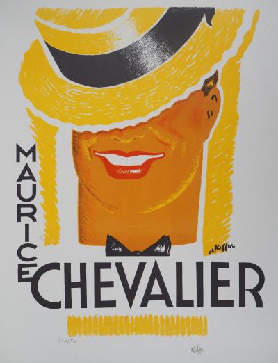 Charles KIFFER : Maurice Chevalier - Lithographie Signée 2