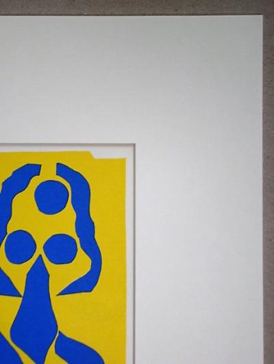 HENRI MATISSE ( d’après ) - Lithographie en couleurs - monogrammée - 1961 2