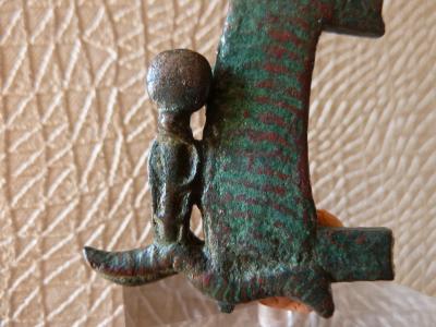 Grande plume d’autruche, Egypte, 664-332.AV.J.C. 2