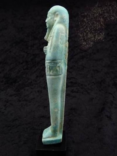 Ancienne faience égyptienne Ushabti pour le  general Semataui 2