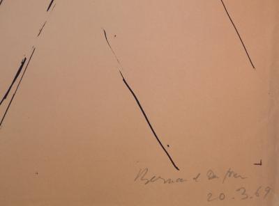 Bernard DUFOUR - Femme nue, 1969 - Sérigraphie originale signée 2