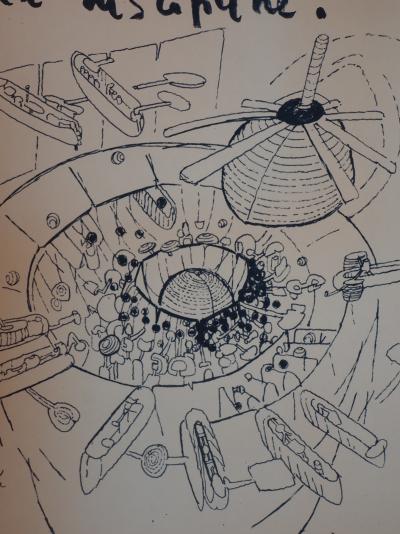 Roberto MATTA - Affiche originale de Mai 68 : Disciples occupez la discipline 2