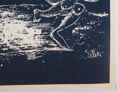 Julio SILVA : La Guérilla - Affiche originale de Mai 68 2