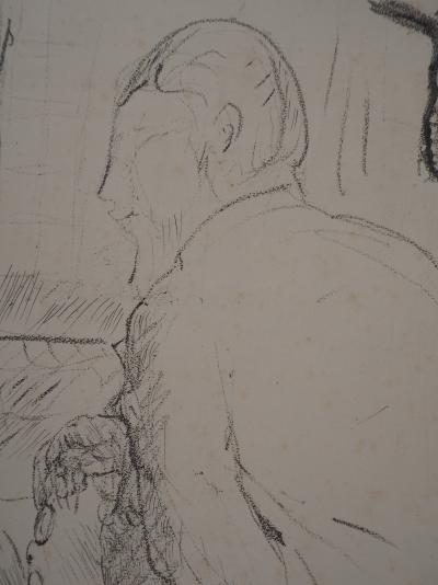 Pierre BONNARD - Homme et son chien, lithographie signée 2