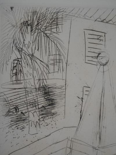 Raoul DUFY La vieille fontaine de Vence  Gravure originale 2