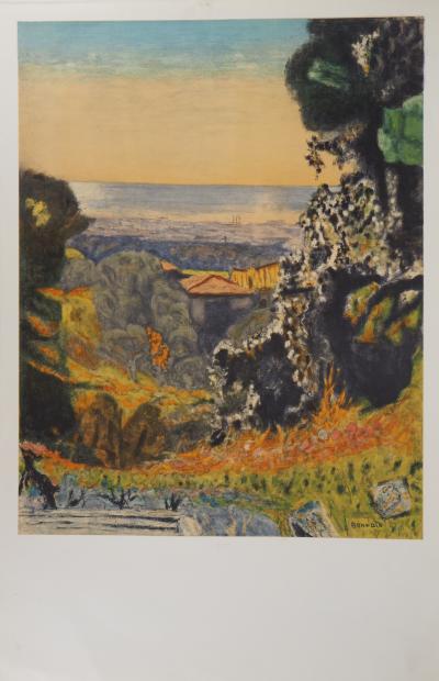 Pierre BONNARD (d’après) - Provence - Lithographie Signée, 1956 2