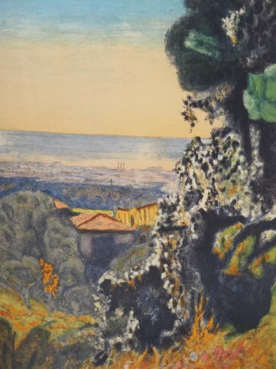 Pierre BONNARD (d’après) - Provence - Lithographie Signée, 1956 2