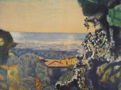 Pierre BONNARD (d’après) - Provence - Lithographie Signée, 1956 2