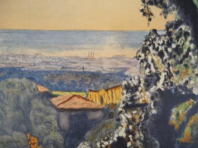 Pierre BONNARD (d’après) - Provence - Lithographie Signée, 1956 2