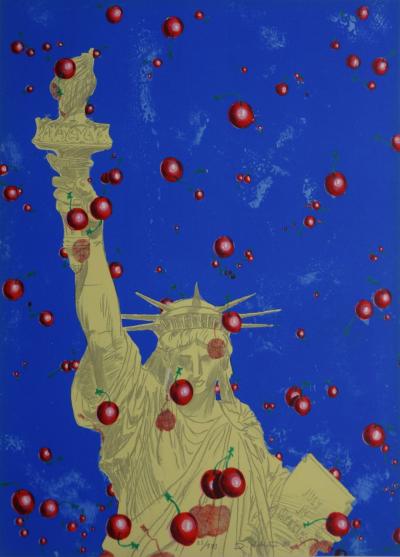 Jacques HALBERT - Liberty, 1980 - Lithographie 2