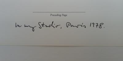 Helmut Newton - In my studio, Paris 1978, signée 2