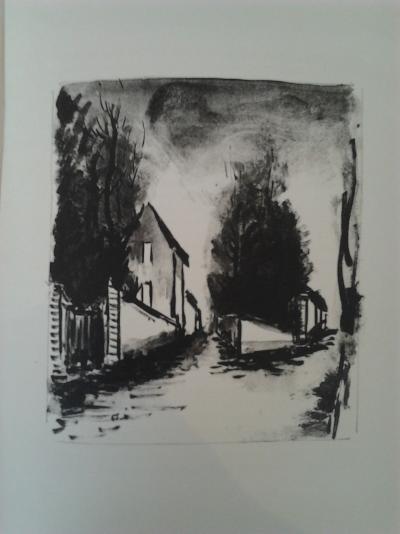 Maurice De Vlaminck - Tournant Dangeureux 6 - Lithographie 2