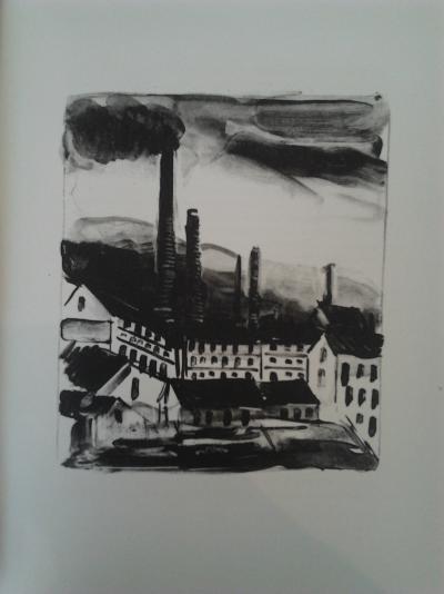 Maurice De Vlaminck - Tournant Dangeureux 3 - Lithographie 2