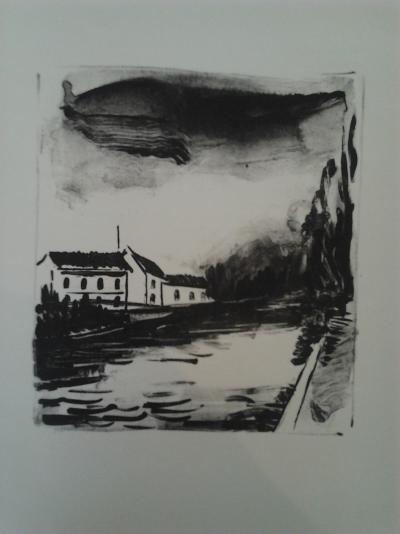 Maurice DE VLAMINCK - Tournant Dangereux IV - Lithographie 2