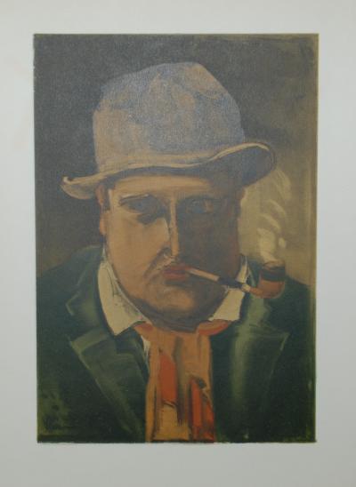 Maurice De Vlaminck (d’après) - Autoportrait - Lithographie 2