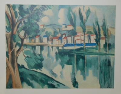 Maurice De Vlaminck (after) - The Seine at Chatou - Lithograph 2