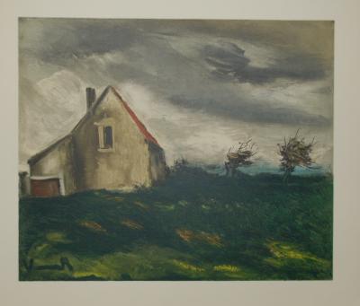 Maurice De Vlaminck (d’après) - La maison dans la plaine - Lithographie 2