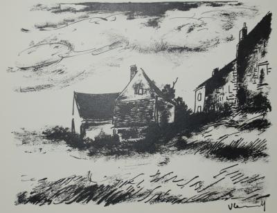 Maurice De Vlaminck (after) - The Potiniere in Rueil - Lithograph 2
