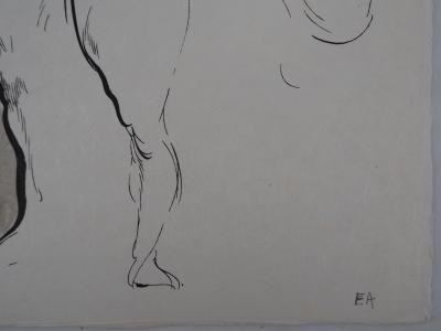 Raymond MORETTI : L’étreinte - Lithographie originale signée 2