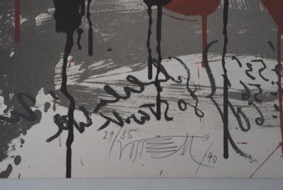 Wolf VOSTELL - Le cri : Soprane - Lithographie originale signée, 1990 2
