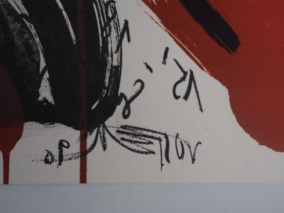 Wolf VOSTELL - Le cri : Soprane - Lithographie originale signée, 1990 2