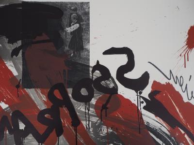 Wolf VOSTELL - Le cri : Soprane - Lithographie originale signée, 1990 2