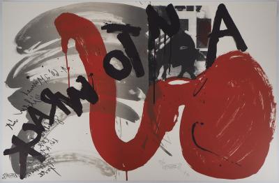 Wolf VOSTELL : Le cri - 10 lithographies originales signées, 1990 2