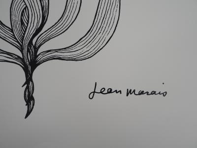 Jean MARAIS - Visage végétal - Lithographie signée 2