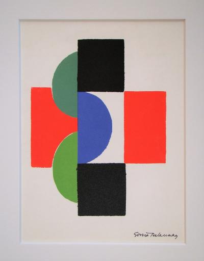 SONIA DELAUNAY ( d’après ) - Sérigraphie - 1974 - signée 2