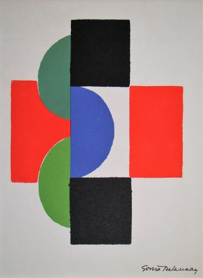 SONIA DELAUNAY ( d’après ) - Sérigraphie - 1974 - signée 2