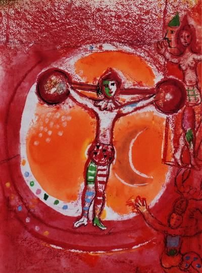 Marc Chagall - Le Cirque d'Izis 3 - Lithographie 2