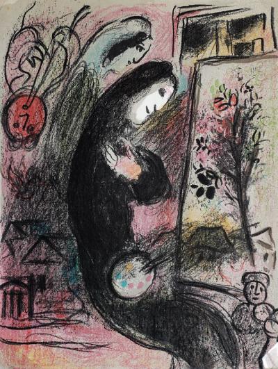 Marc CHAGALL - Inspiration, 1963 - Lithographie 2