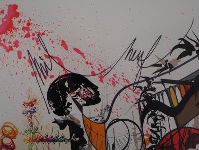 Raymond MORETTI : Les musiciens, 1974 - Lithographie originale signée 2