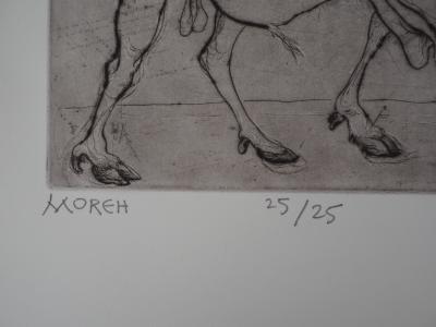 Mordecaï MOREH : Les Tziganes - Gravure originale signée 2