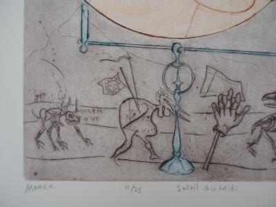 Mordecaï MOREH : Soleil du Midi - Gravure originale signée 2