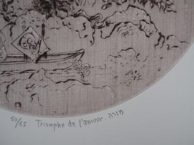 Mordecaï MOREH : Triomphe de l’amour - Gravure originale signée 2