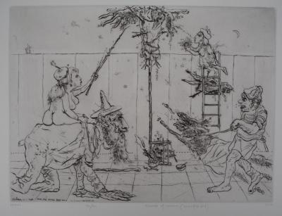 Mordecaï MOREH : Triomphe de la femme - Gravure originale signée 2