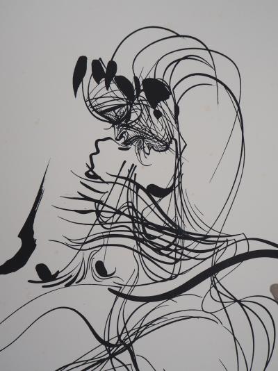Raymond MORETTI : Geste sensuel - Lithographie originale signée 2
