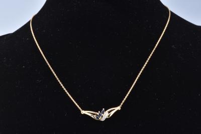 Collier et pendentif en Or jaune 18 carats 2