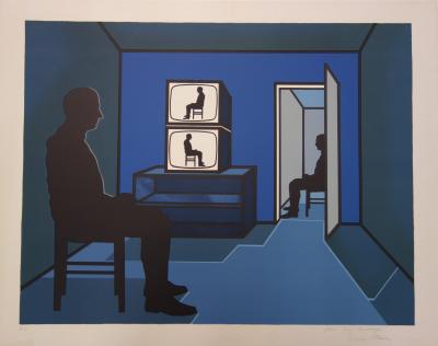 Lucien FLEURY : La solitude - Sérigraphie originale signée 2