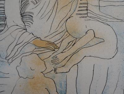 Paul GUIRAMAND - The birth, original signed lithograph 2