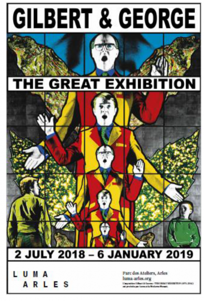 GILBERT ET GEORGES - Luma Arles 2018-2019, Affiche signée 2