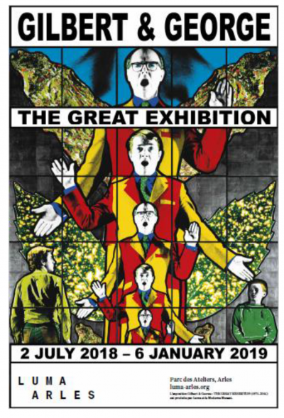 GILBERT ET GEORGE - Luma Arles 2018-2019 - Affiche signée 2