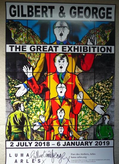GILBERT ET GEORGES - Luma Arles 2018-2019, Affiche signée 2