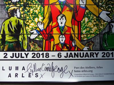 GILBERT ET GEORGES - Luma Arles 2018-2019, Affiche signée 2