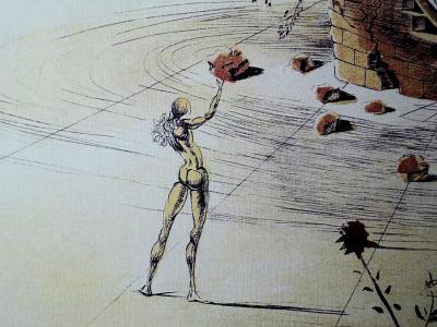 Salvador DALI (after) - The Cosmic Rider, signed lithograph, numbered 500 copies 2