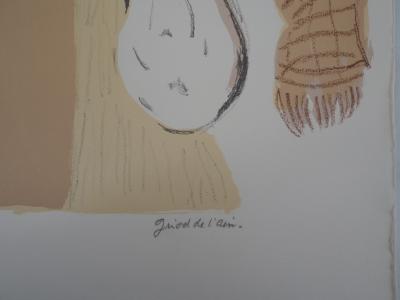 Hélène GIROD DE L’AIN : La passante - Lithographie Originale Signée 2