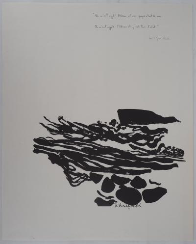 Jean-Claude BERTRAND : L’obscurité de la mer - Lithographie Signée 2