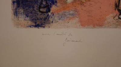 Paul GUIRAMAND : Le cavalier - Lithographie Originale Signée 2